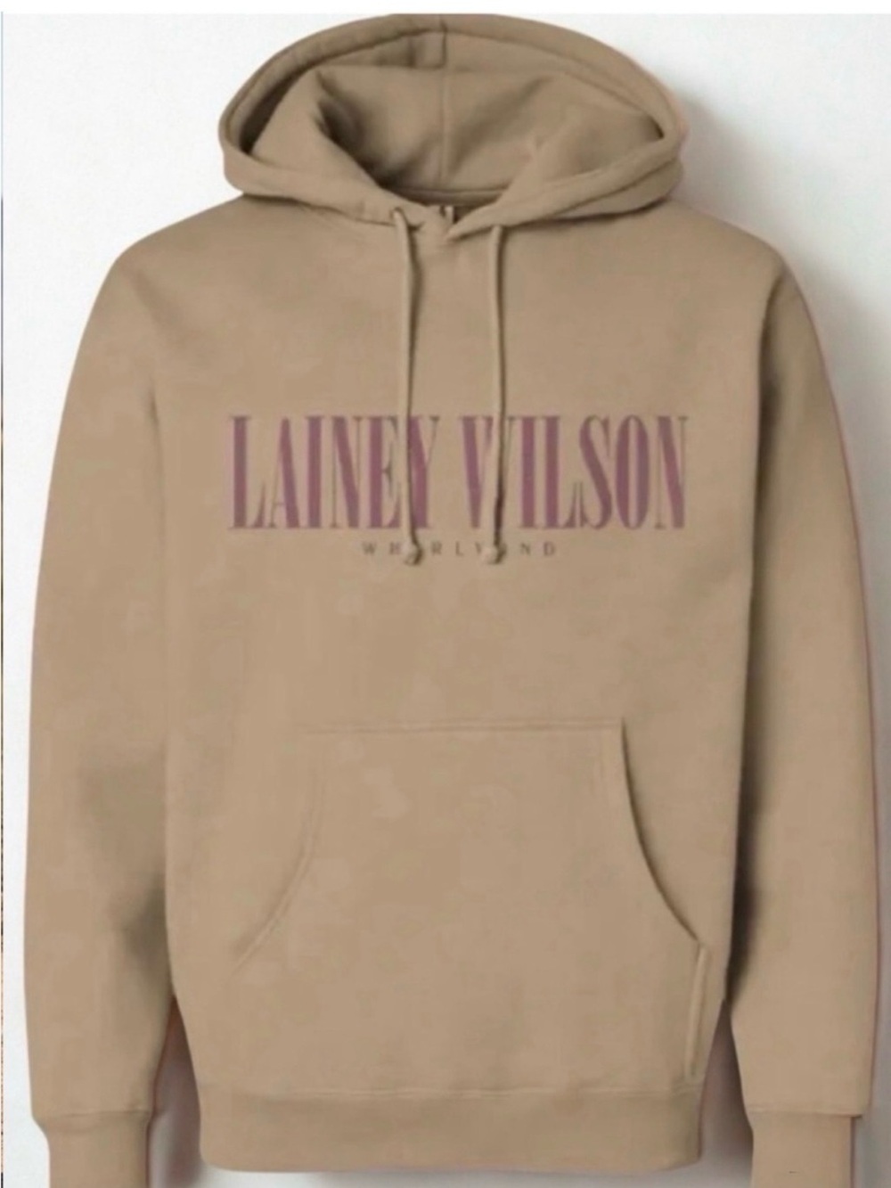 Lainey Wilson Beige Graphic Hoodie